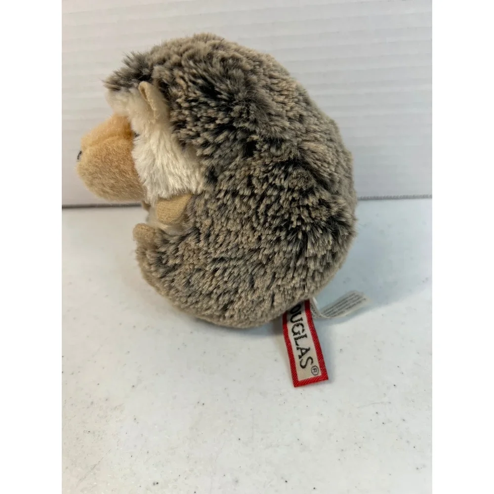 Douglas Cuddle Toys Spunky Hedgehog Plush Brown Tan Stuffed Animal Toy 5 Inch